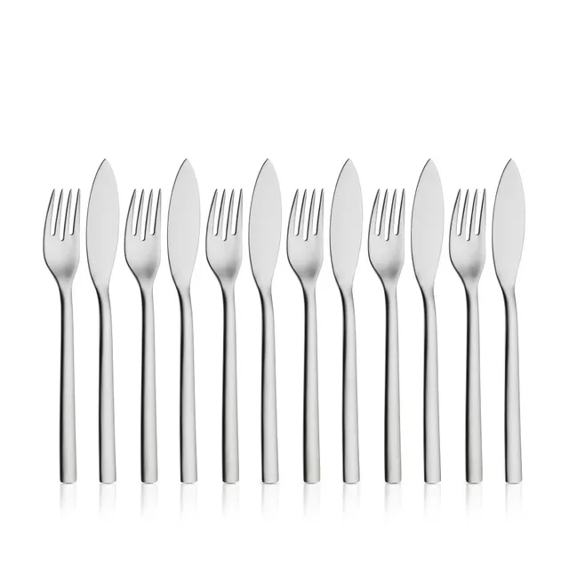 Nuova Fischbesteck-Set, 12-teilig