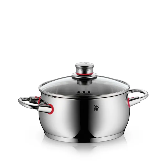 Quality One Bratentopf mit Deckel, 20 cm