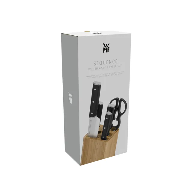 Sequence Messer-Set mit Messerblock, 6-teilig