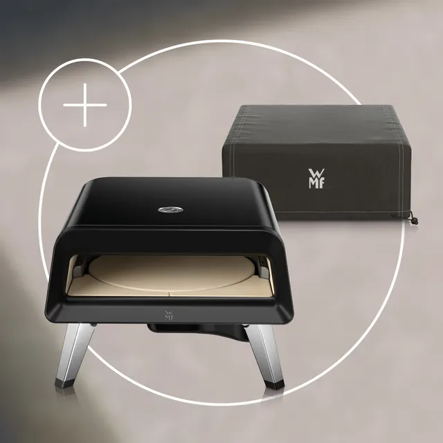 Set: WMF Pizzaiolo Pro Pizzaofen mit Abdeckhaube