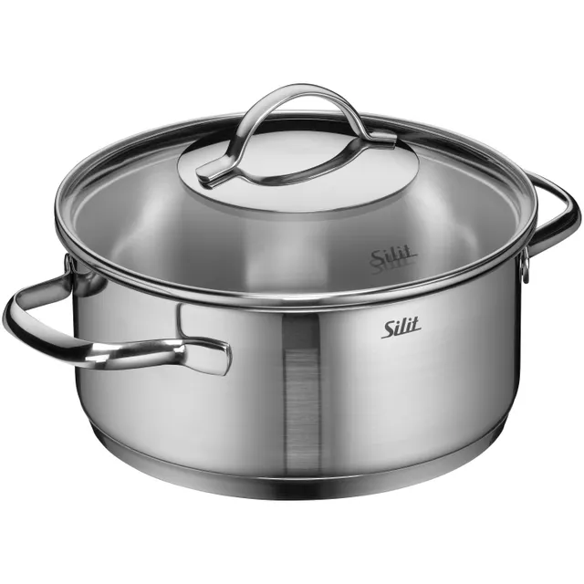 Silit Achat Bratentopf mit Deckel, 20 cm