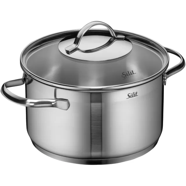 Silit Achat Kochtopf mit Deckel, 20 cm