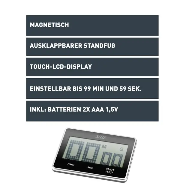 Silit Attimo Digitaler Kurzzeitmesser