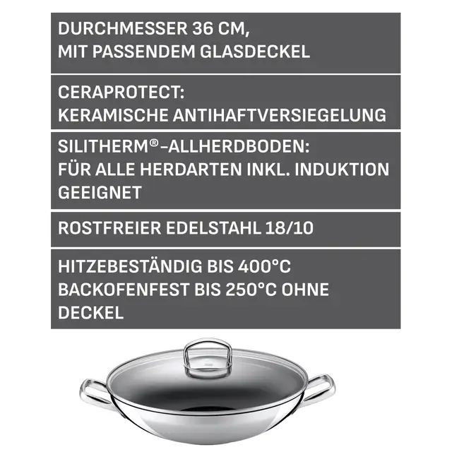 Silit Hong Kong Wok, 36 cm