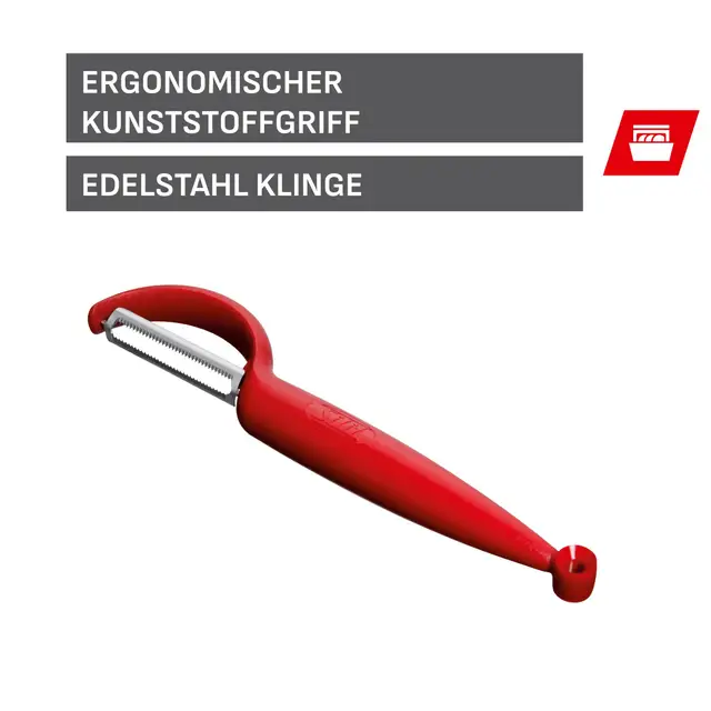 Silit Pelaro Tomaten- und Gemüseschäler, rot