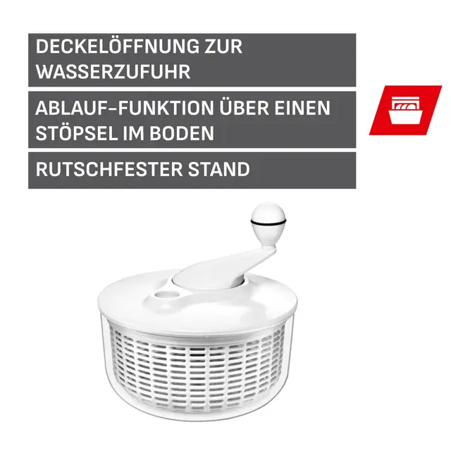 Silit Salatschleuder, Weiß