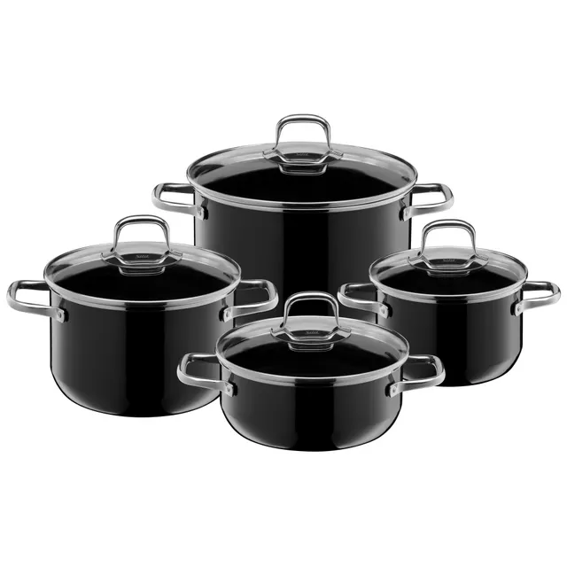 Silit Silargan® Elegance Topf-Set, 4-teilig, Black