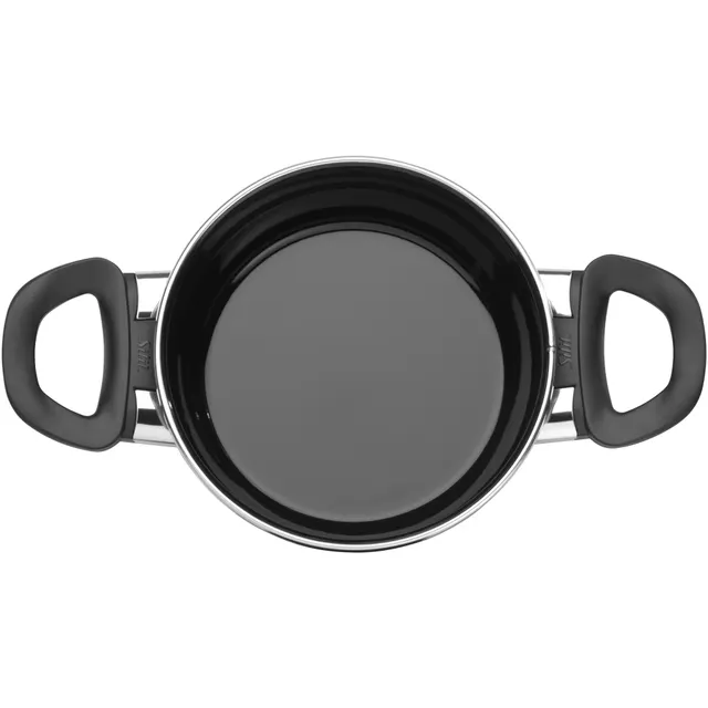 Silit Silargan® Modesto Bratentopf mit Deckel, 16 cm, Black