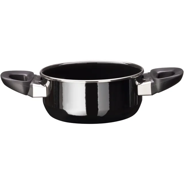 Silit Silargan® Modesto Bratentopf mit Deckel, 16 cm, Black
