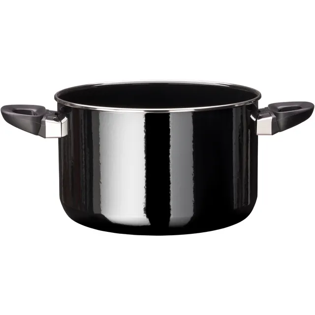 Silit Silargan® Modesto Kochtopf mit Deckel, 24 cm, Black