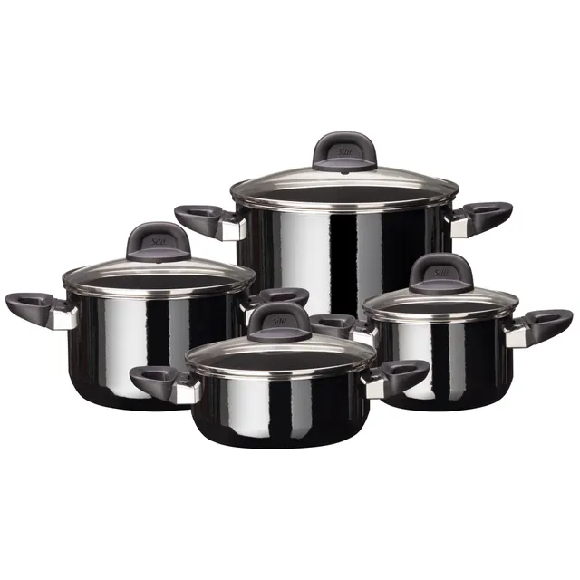 Silit Silargan® Modesto Topf-Set 4-teilig, Black