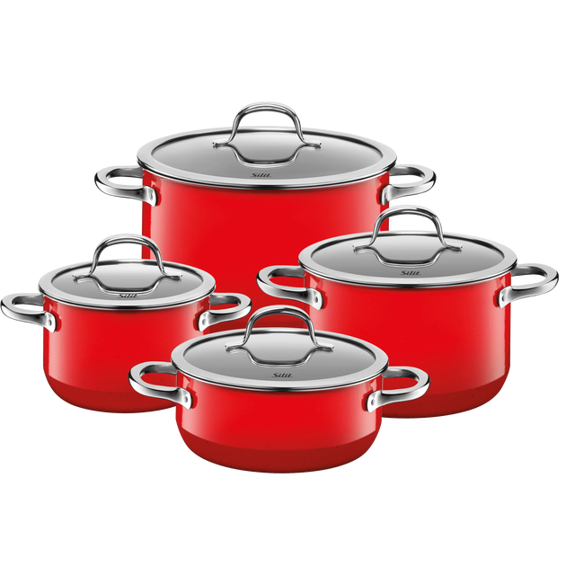 Silit Silargan® Passion Topf-Set, 4-teilig, Red