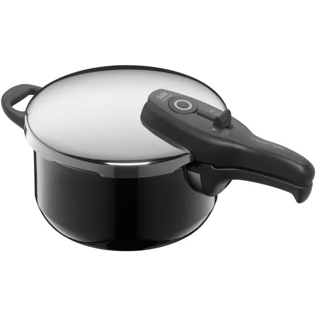 Silit Silargan® Sicomatic t-Plus Schnellkochtopf-Set, 22 cm, 4,5 l und 3,0 l, Black
