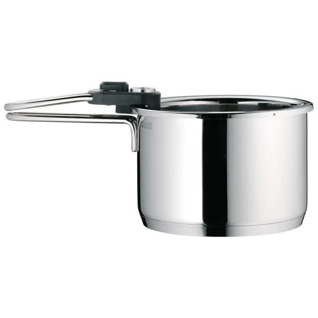 Simmertopf mit Temperaturanzeige und Einsatz, 18 cm