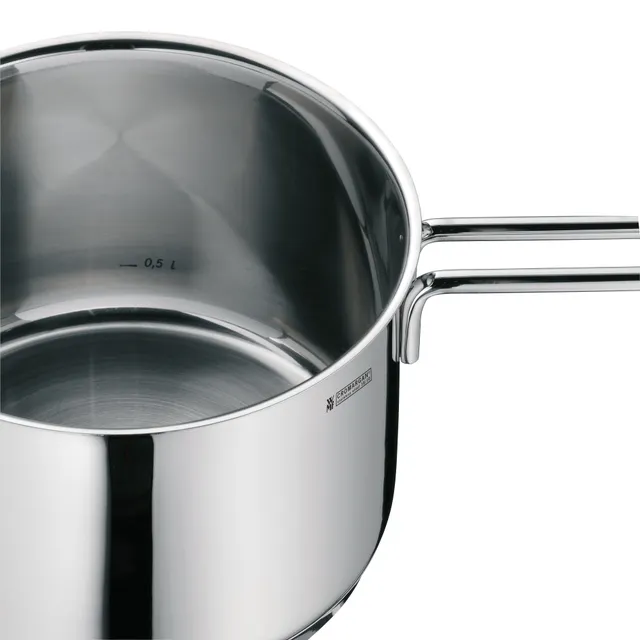 Simmertopf mit Temperaturanzeige und Einsatz, 18 cm