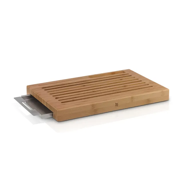 Smart Storage Brotschneidebrett mit Auffangschale Schneidebrett, 44 x 27 cm