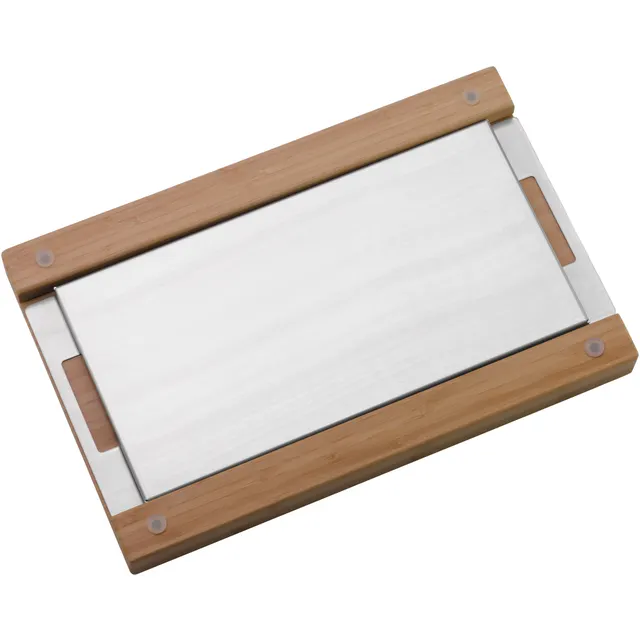 Smart Storage Brotschneidebrett mit Auffangschale Schneidebrett, 44 x 27 cm
