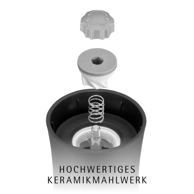 Trend Gewürzmühlen-Set, 2-teilig, grau