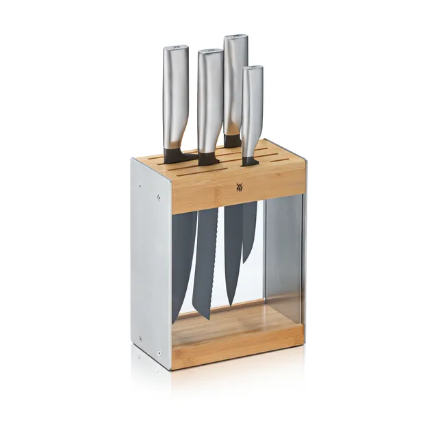 Ultimate Black Messer-Set mit Messerblock, 5-teilig