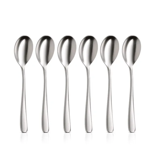 Vision Espressolöffel-Set, 6 Stück, Cromargan protect®