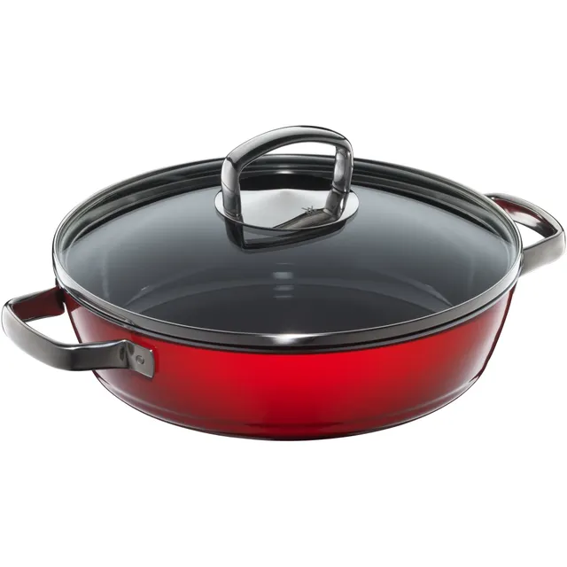 WMF Fusiontec Mineral Roasting Pan 28cm Red with lid