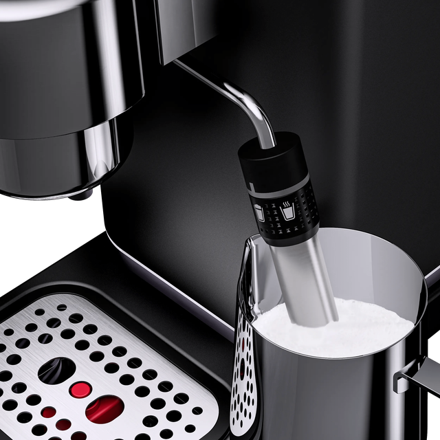 WMF Lumero Espresso Siebträgermaschine, Deep Black