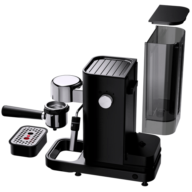 WMF Lumero Espresso Siebträgermaschine, Deep Black