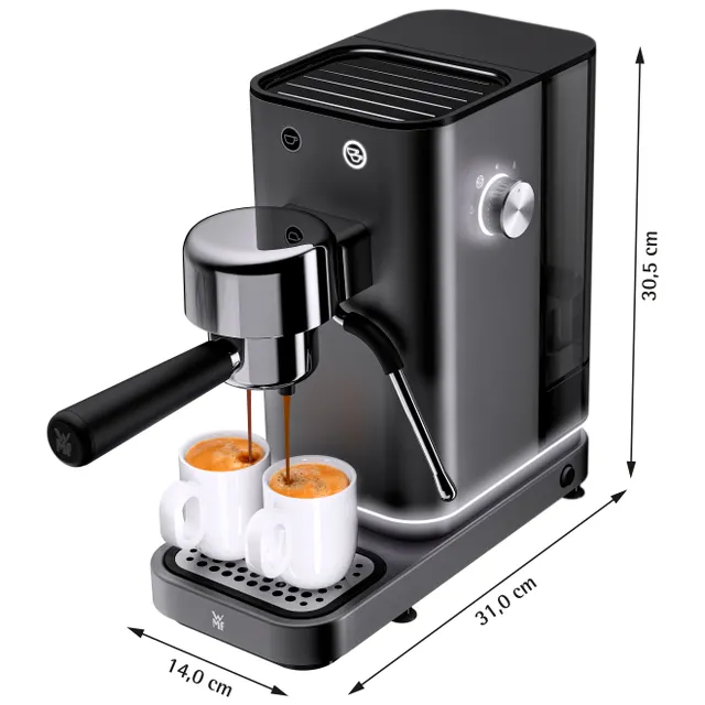 WMF Lumero Espresso Siebträgermaschine, Stone Grey