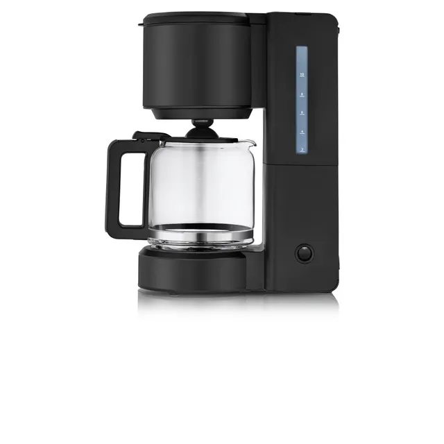 WMF Stelio Kaffeemaschine Glas, Deep Black