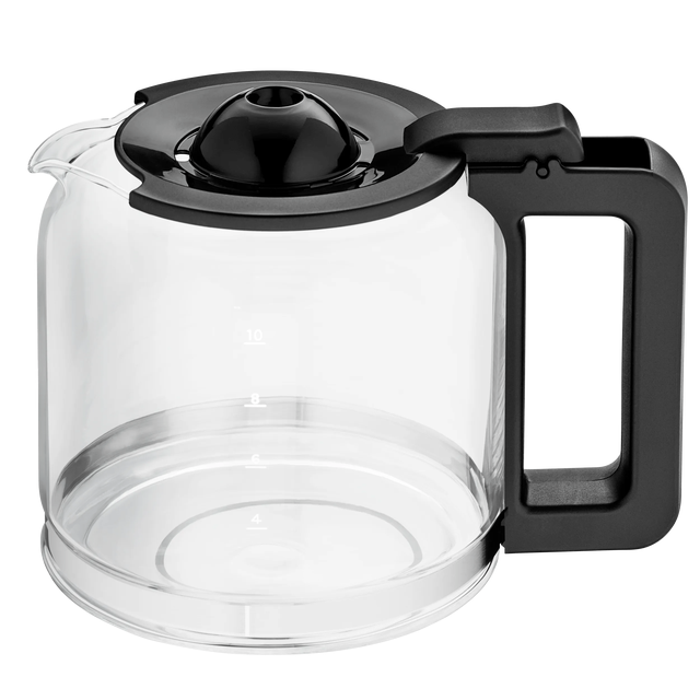 WMF Stelio Kaffeemaschine Glas, Deep Black